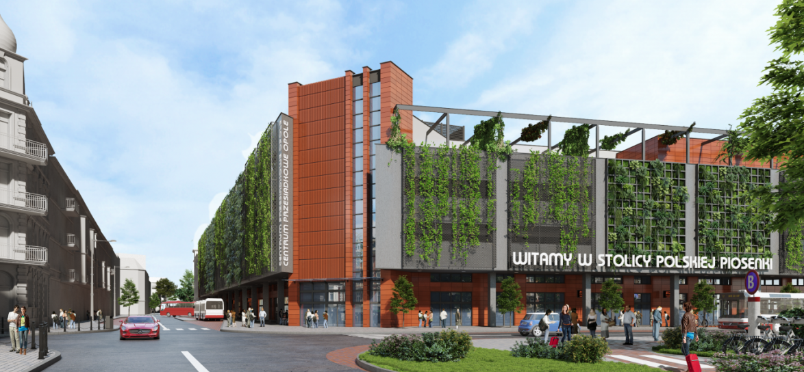 Dworzec autobusowy wizualizacja