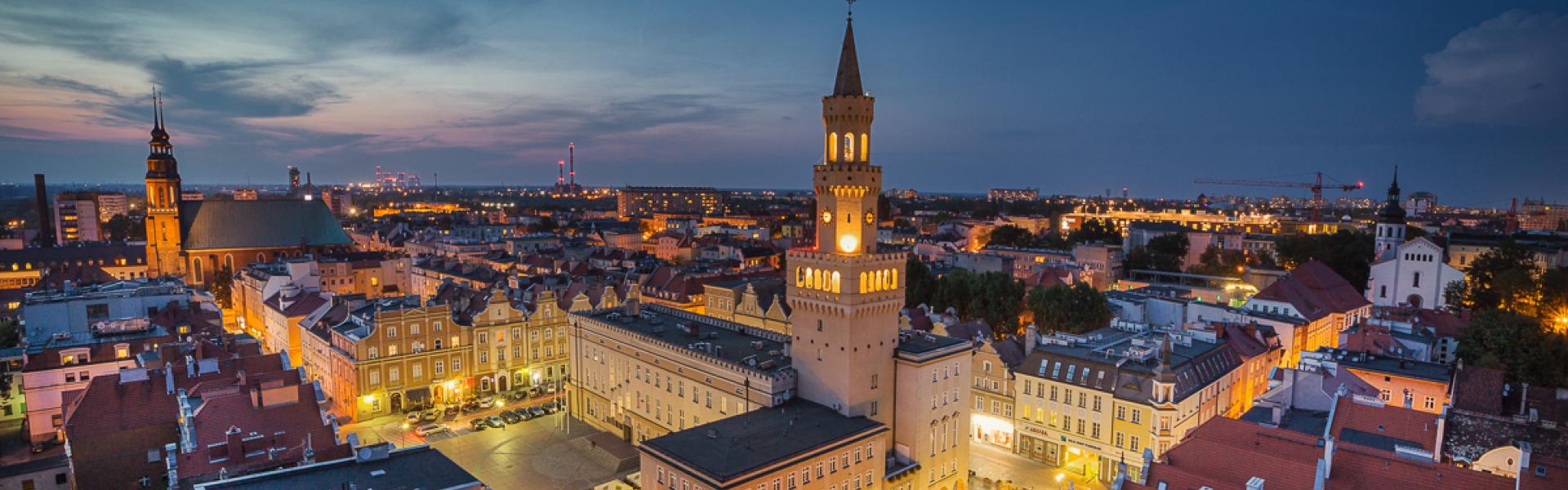 Opole - widok na ratusz