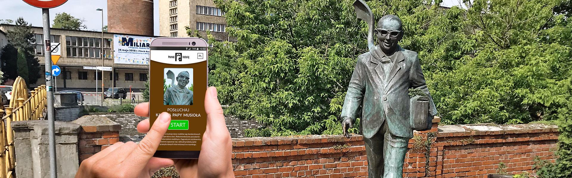 Pomniki mówią baner