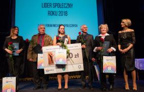 Wręczenie nagrody Lidera Społecznego Roku oraz na Pożytek 2018 Roku