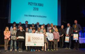 Wręczenie nagrody Lidera Społecznego Roku oraz na Pożytek 2018 Roku