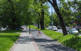 Ścieżka rowerowa przy ul. Budowlanych Ścieżka rowerowa przy ul. Budowlanych