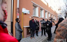 Tablica upamiętniająca Bena Muthofera odsłonięcie