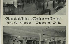 Gospoda Odermuhle, właściciel W. Klose Gospoda Odermuhle, właściciel W. Klose