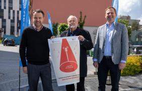 Konferencja nt. projektu i wykonanie muralu Krzysztofa Krawczyka