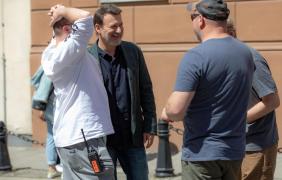 Zdjęcia z plany filmowego "Behawiorysta"