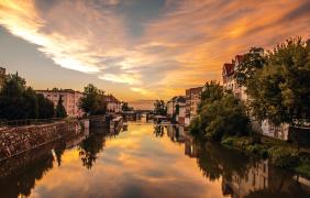 fot. arch. UM Opola Opolska Wenecja nad Młynówką - zachód