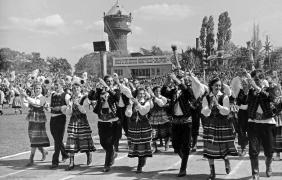 Dożynki wojewódzkie w Opolu w 1971 roku
