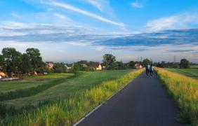 ścieżka rowerowa w Borkach fot. Przemysław Supernak, SuperGlob